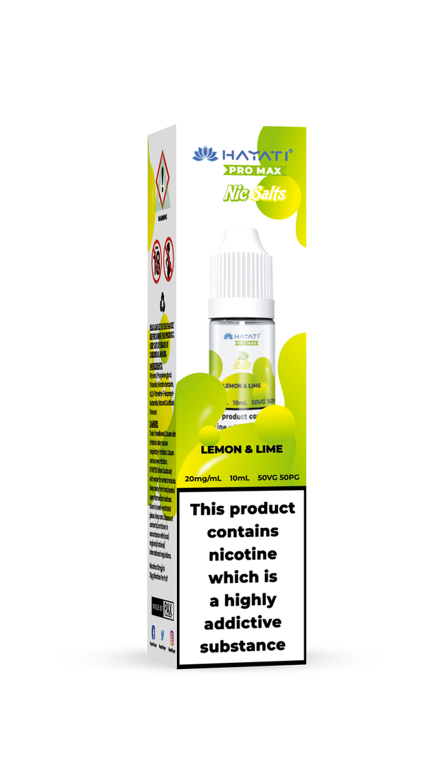 LEMON & LIME 10ML PRO MAX BY HAYATI