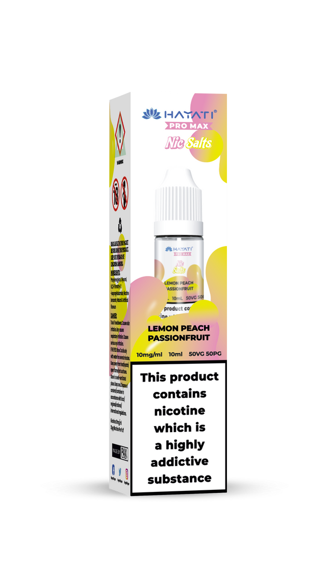 LEMON PEACH PASSIONFRUIT 10ML PRO MAX BY HAYATI