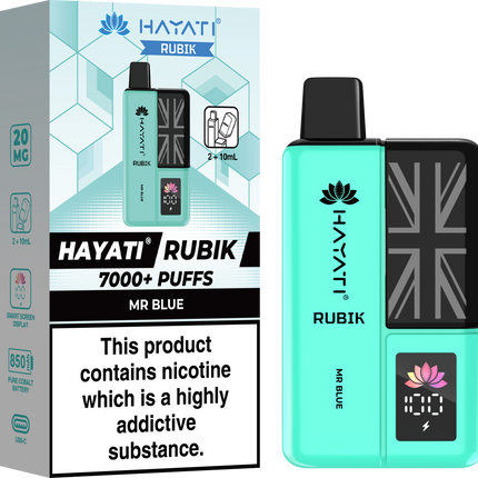 Hayati Rubik 7000 + Prefilled Pod Kit - 20mg