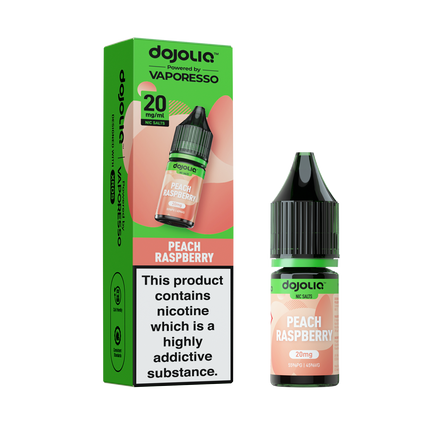 PEACH RASPBERRY 10ML DOJOLIQ BY VAPORESSO