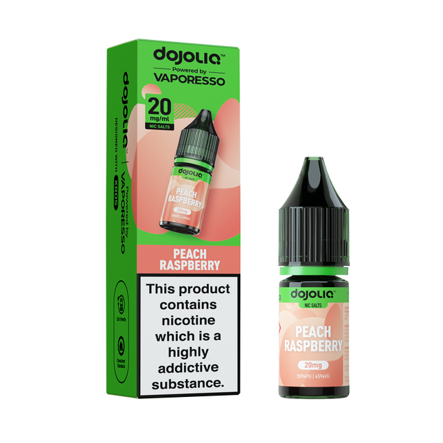 PEACH RASPBERRY 10ML DOJOLIQ BY VAPORESSO