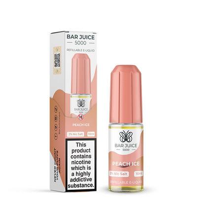 PEACH ICE 10ML BY BAR JUICE 5000