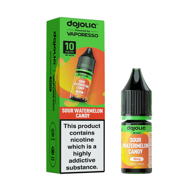 SOUR WATERMELON CANDY 10ML DOJOLIQ BY VAPORESSO