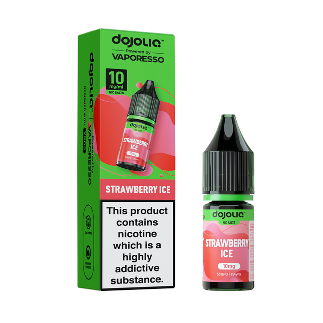 STRAWBERRY ICE 10ML DOJOLIQ BY VAPORESSO