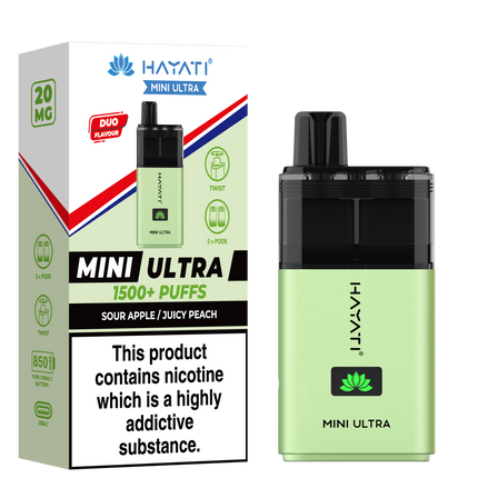 Hayati Mini Ultra 1500 Prefilled Pod Kit - 20mg