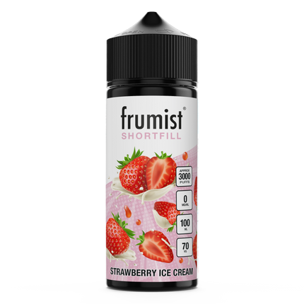 STRAWBERRY ICE CREAM 100ML SHORTFILL BY FRUMIST