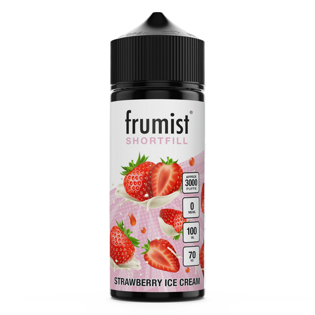 STRAWBERRY ICE CREAM 100ML SHORTFILL BY FRUMIST