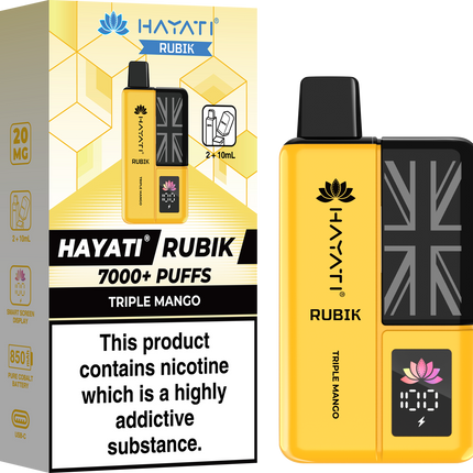Hayati Rubik 7000 + Prefilled Pod Kit - 20mg