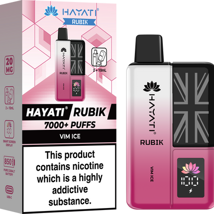 Hayati Rubik 7000 + Prefilled Pod Kit - 20mg