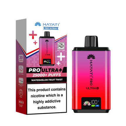Hayati Pro Ultra Plus 25K Prefilled Kit - 20mg