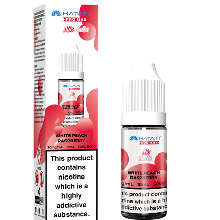 WHITE PEACH RASPBERRY 10ML PRO MAX BY HAYATI