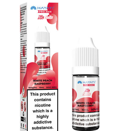 WHITE PEACH RASPBERRY 10ML PRO MAX BY HAYATI
