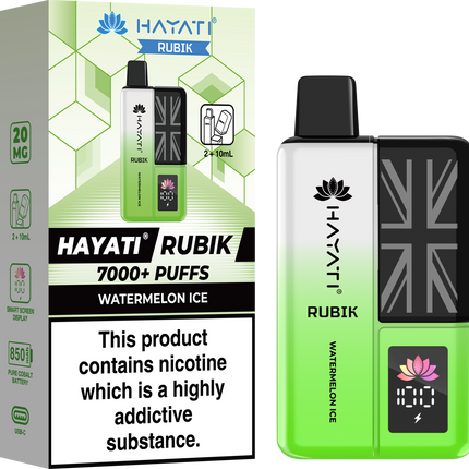 Hayati Rubik 7000 + Prefilled Pod Kit - 20mg