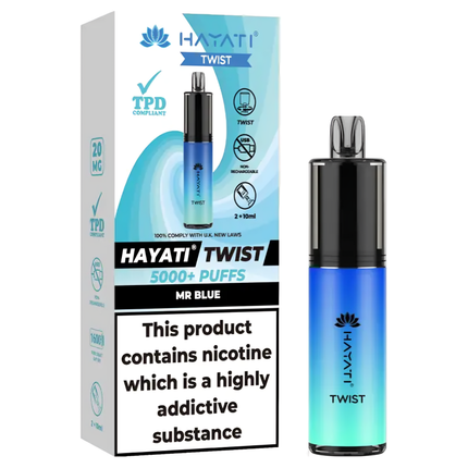 Hayati Twist 5000+ Pre Filled Pod Kit