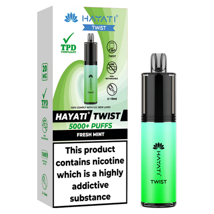 Hayati Twist 5000+ Pre Filled Pod Kit