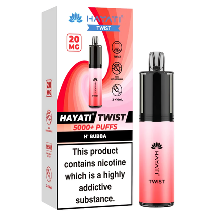 Hayati Twist 5000+ Pre Filled Pod Kit