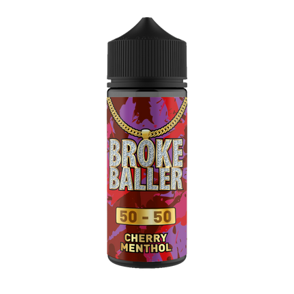 Broke Baller - Cherry Menthol 80ml Shortfill E-Liquid