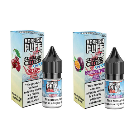 Moreish Puff Salt - Summer Cider On Ice - 10mg -10ml